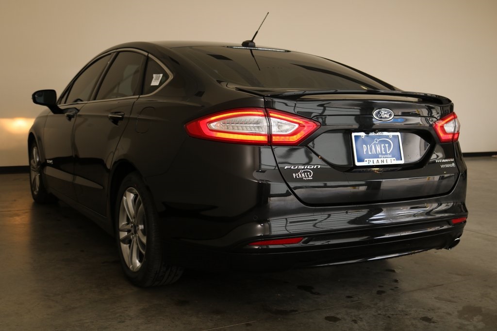 Pre-Owned 2015 Ford Fusion Hybrid Titanium FWD 4D Sedan